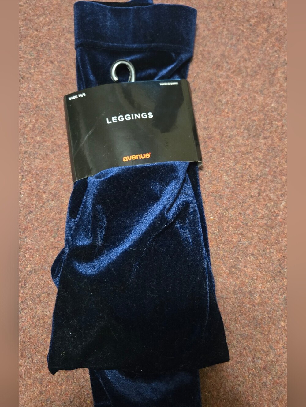 New! Avenue Legging Dark Blue Size M/L Poly Spandex Blend